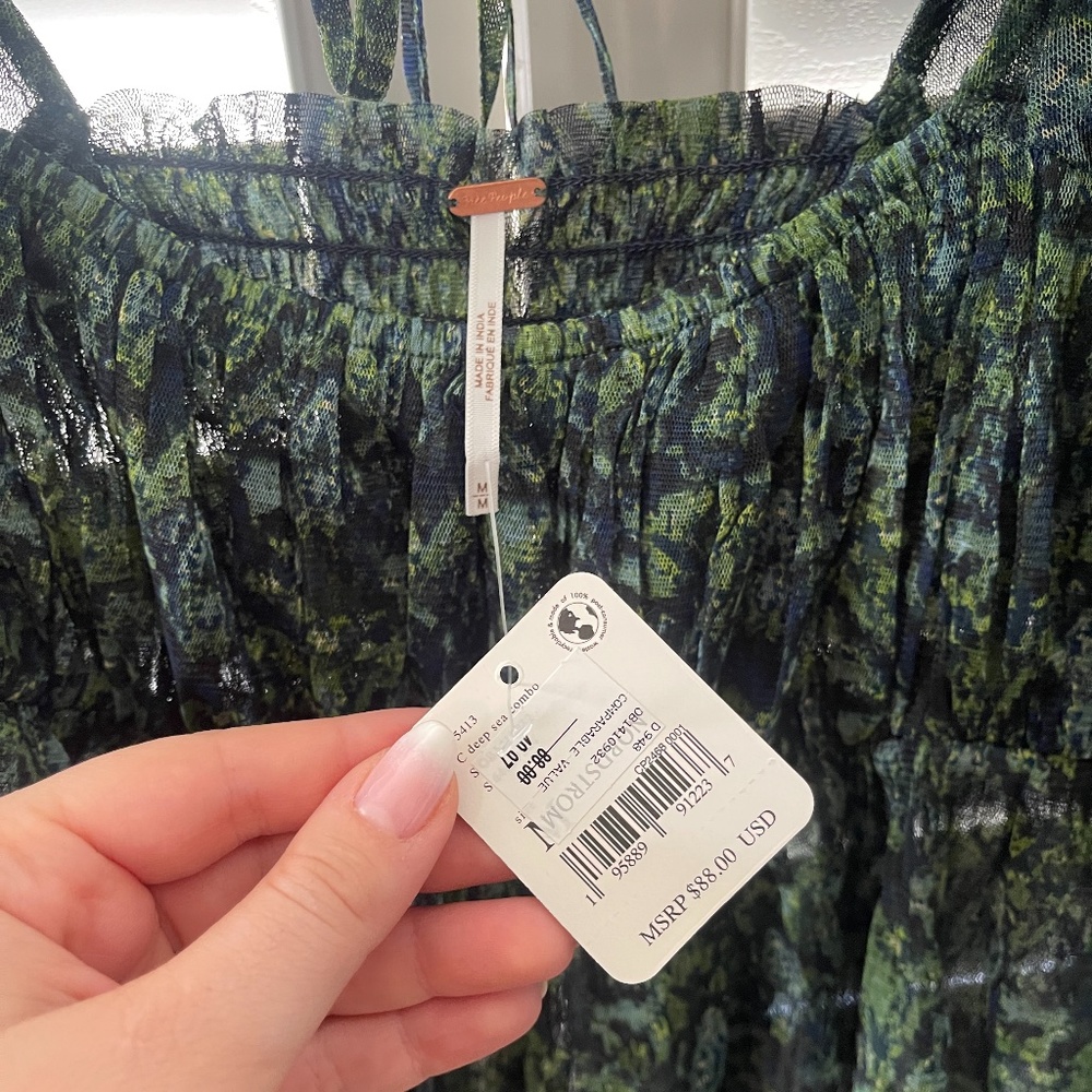 BRAND NEW FREE PEOPLE - MESH TOP - FROM NORDSTROM